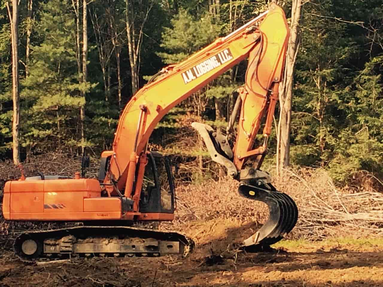 equipment used in excavation and land clearing process